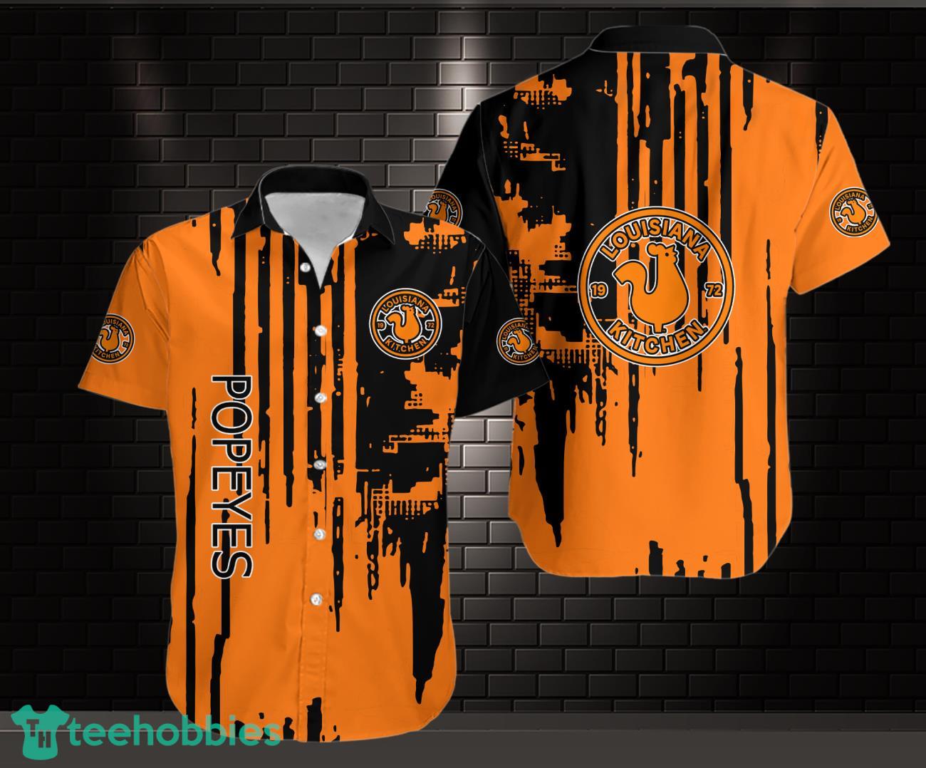 Popeyes Hawaii Shirt Unique Logo Brand Shirt For Fans image Popeyes Hawaii Shirt Unique Logo Brand Shirt For Fans Product Photo 1