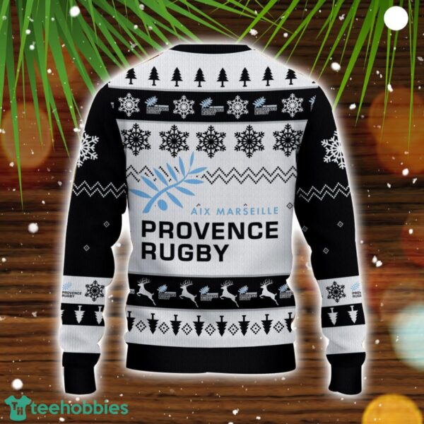 Provence Rugby 3D Sweater Gift Ugly Christmas Sweater Product Photo 3