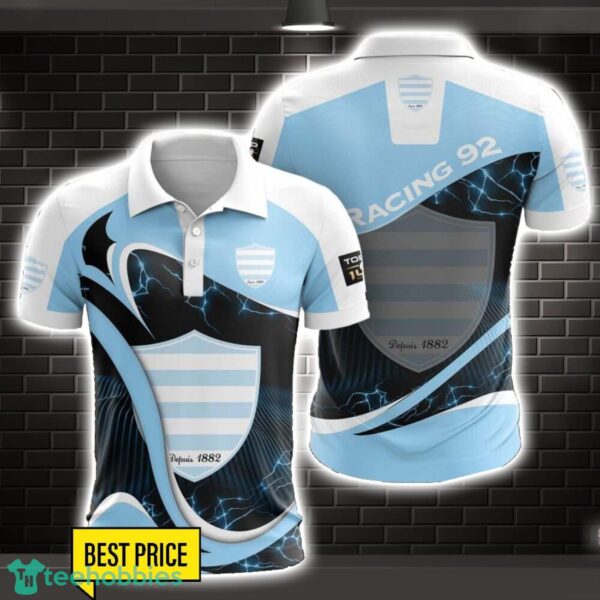 Racing 92 3D Polo Shirt Special Gift For Fans Holiday Gift Product Photo 1