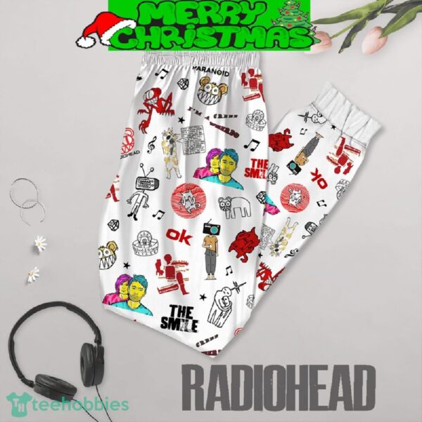 Radiohead The Smile OK Fleece Pajamas Set For Christmas - Radiohead The Smile OK Fleece Pajamas Set-2