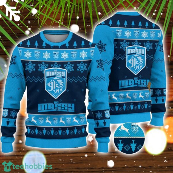 RC Massy Essonne 3D Sweater Gift Ugly Christmas Sweater Product Photo 1
