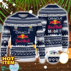 Red Bull Racing Special Gift Ugly Christmas Sweater Custom Name Product Photo 1
