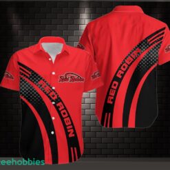 Red Robin Logo 3D Printing Hawaiian Shirt For Men Women Product Photo 1