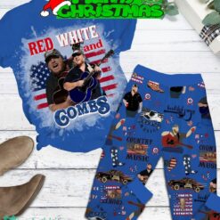 Red White And Combs Country Music Pajamas Set For Women Gift Christmas - Red White And Combs Country Music Pajamas Set-2