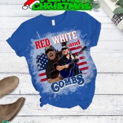 Red White And Combs Country Music Pajamas Set For Women Gift Christmas - Red White And Combs Country Music Pajamas Set-3