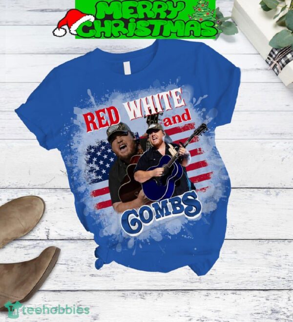 Red White And Combs Country Music Pajamas Set For Women Gift Christmas - Red White And Combs Country Music Pajamas Set-3