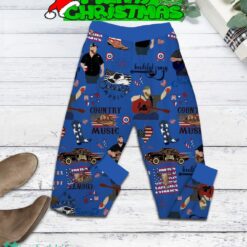 Red White And Combs Country Music Pajamas Set For Women Gift Christmas - Red White And Combs Country Music Pajamas Set-1
