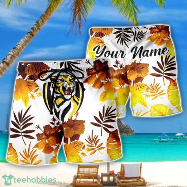 Richmond Tigers AFL Summer Gift For Mens Personalized Name Beach Shorts Product Photo 1