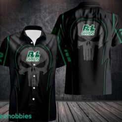 R+l Carriers Button Shirt Skull 3D Hawaiian Shirt For Team Black Shirt Product Photo 1