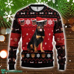 Rottweiler 3D Ugly Christmas Sweater Cute Gift Christmas Holiday Gift Product Photo 1