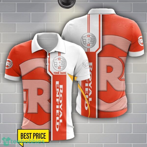 Royal Enfield 3D Polo Shirt Custom Name For Fans Car Lover Gift Product Photo 1