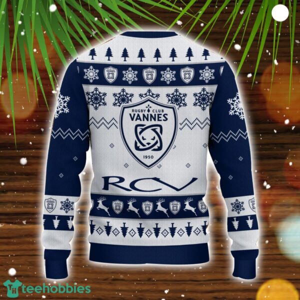 Rugby Club Vannes 3D Sweater Gift Ugly Christmas Sweater Product Photo 3