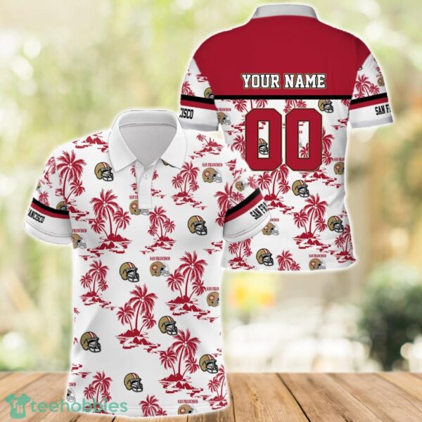 San Francisco Football Polo Shirt Full Printing Custom Name And Number Product Photo 1