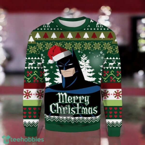 Santa Batman Merry Christmas Cute Ugly Christmas Sweater Christmas Gift For Men Women Product Photo 1