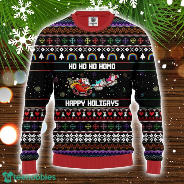 Santa Claus Funny Hohoho 3D Ugly Christmas Sweater Cute Gift Christmas Holiday Gift Product Photo 1