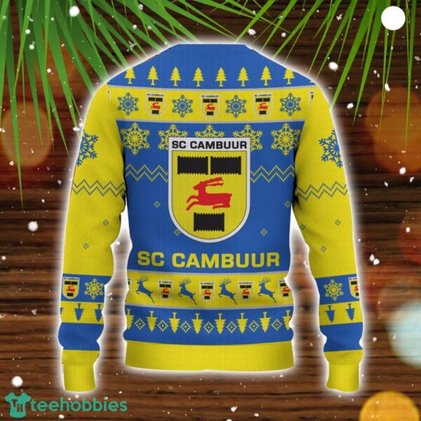 SC Cambuur 3D Sweater Gift Ugly Christmas Sweater Product Photo 3