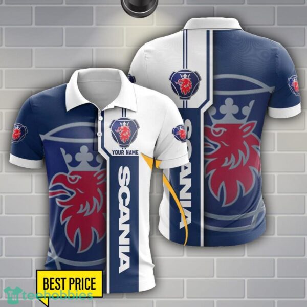 Scania 3D Polo Shirt Custom Name For Fans Car Lover Gift Product Photo 1
