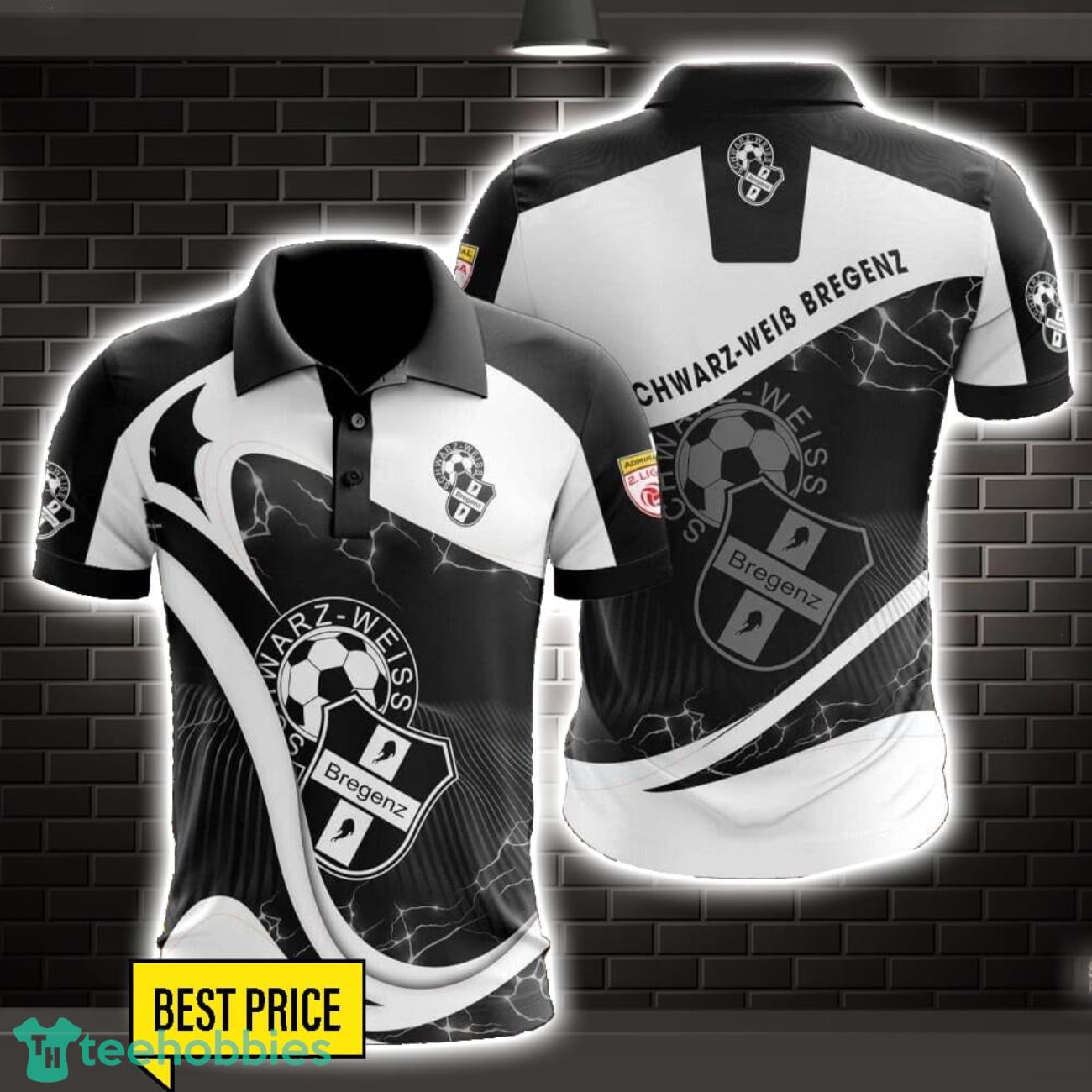 Schwarz Weiß Bregenz 3D Polo Shirt Special Gift For Fans Holiday Gift image Schwarz-Weiß Bregenz 3D Polo Shirt Special Gift For Fans Holiday Gift Product Photo 1