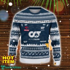 Scuderia AlphaTauri Special Gift Ugly Christmas Sweater Custom Name Product Photo 2