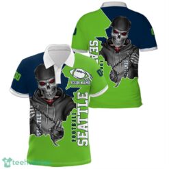 Seattle Football Team Personalized Name Number Polo Shirt Product Photo 1