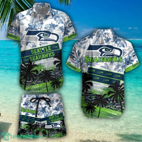 Seattle Seahawks Team NFL Hawaiian Shirt And Beach Shorts Fans Gift Product Photo 1