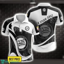 SK Sturm Graz 3D Polo Shirt Special Gift For Fans Holiday Gift Product Photo 1