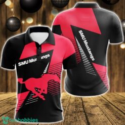 SMU Mustangs 3D Polo Shirt For Team Sport Gift For Men Product Photo 1
