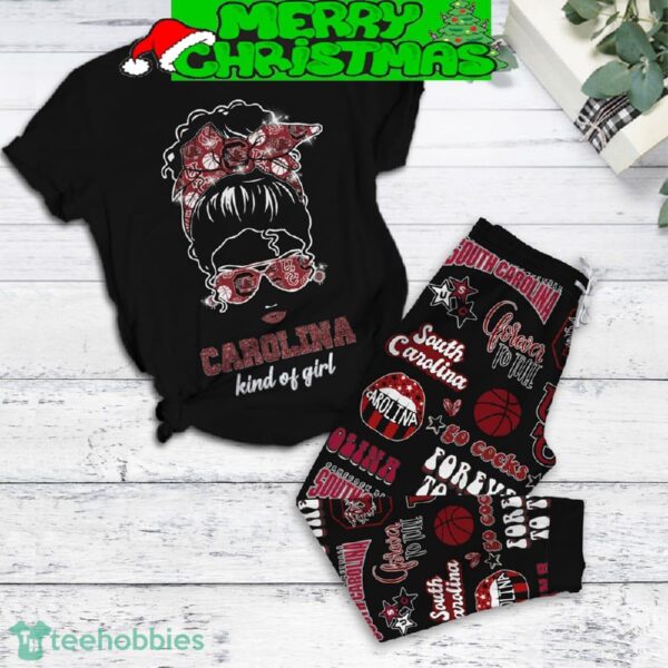 South Carolina Gamecocks Forever Girl Fleece Pajamas Set Gift Family - South Carolina Gamecocks Forever Girl Fleece Pajamas Set-1