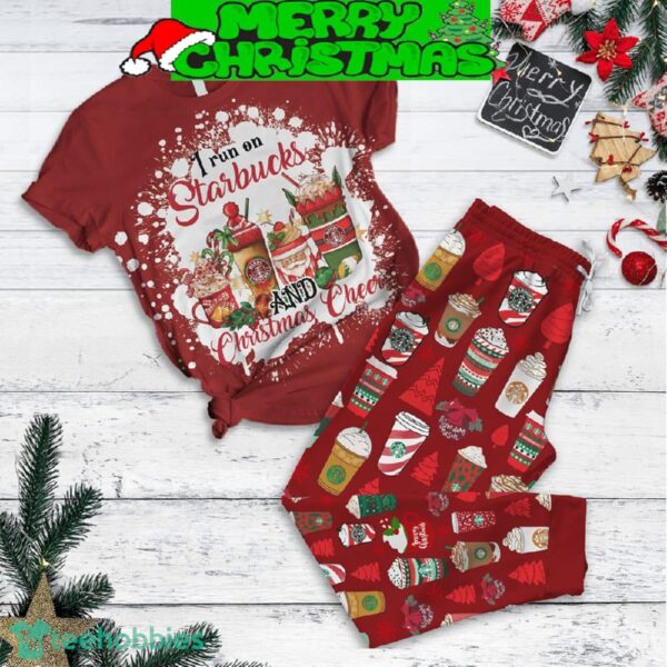 Starbucks Merry Christmas Pajamas Set For Christmas - Starbucks Merry Christmas Pajamas Set-1