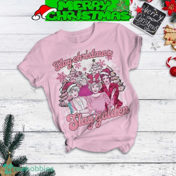 Stay Christmas Stay Golden Pajamas Set Gift Family - Stay Christmas Stay Golden Pajamas Set-3