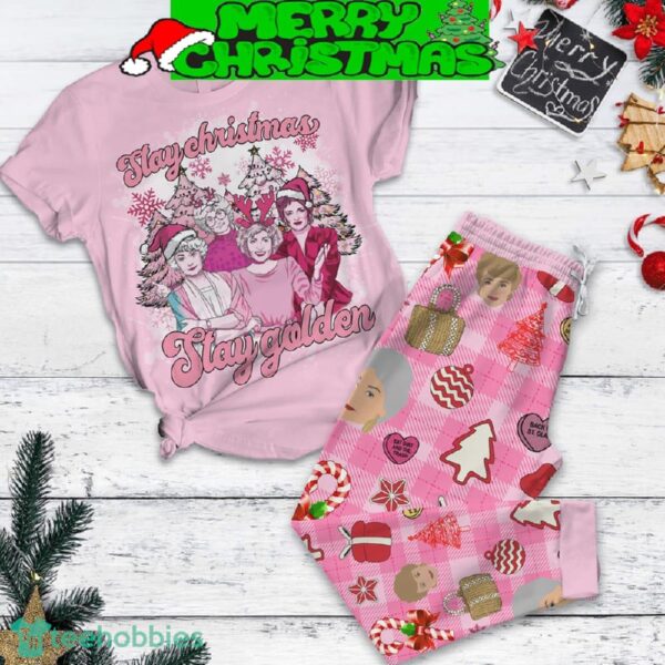 Stay Christmas Stay Golden Pajamas Set Gift Family - Stay Christmas Stay Golden Pajamas Set-1