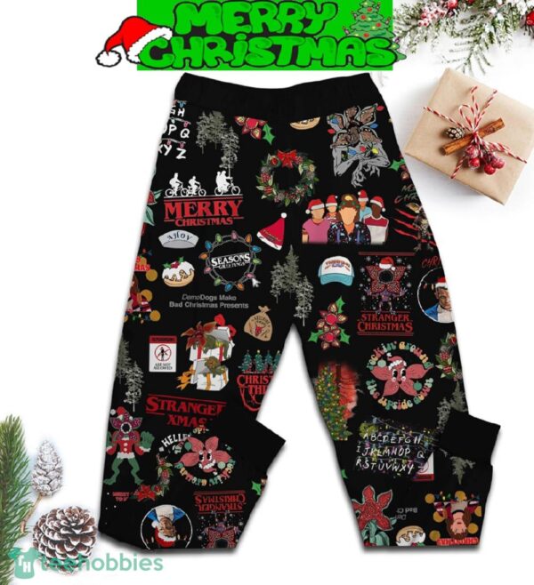 Stranger Things Merry Christmas Demedogs Make Bad Christmas Present Pajamas Set Christmas For Family - Stranger Things Merry Christmas Demedogs Make Bad Christmas Present Pajamas Set-3