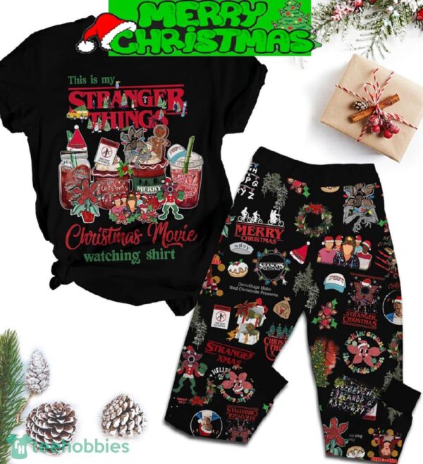 Stranger Things Merry Christmas Demedogs Make Bad Christmas Present Pajamas Set Christmas For Family - Stranger Things Merry Christmas Demedogs Make Bad Christmas Present Pajamas Set-1