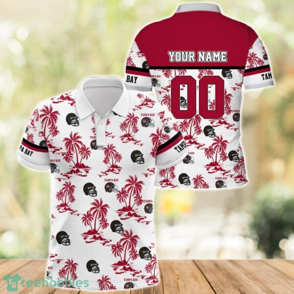 Tampa Bay Football Polo Shirt Full Printing Custom Name And Number Product Photo 1