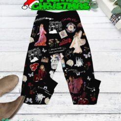 Taylor Swift And The Flashback Starts Black Fleece Pajamas Set Gift Family image Taylor Swift And The Flashback Starts Black Fleece Pajamas Set Gift Family - Taylor Swift And The Flashback Starts Black Fleece Pajamas Set-3