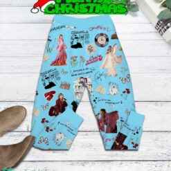 Taylor Swift And The Flashback Starts Blue Fleece Pajamas Set For Christmas image Taylor Swift And The Flashback Starts Blue Fleece Pajamas Set For Christmas - Taylor Swift And The Flashback Starts Blue Fleece Pajamas Set-2