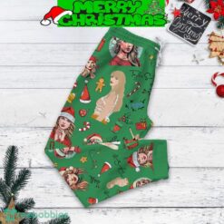 Taylor Swift Christmas Have Yourself A Merry Swiftmas Fleece Pajamas Set Full Print Christmas For Women image Taylor Swift Christmas Have Yourself A Merry Swiftmas Fleece Pajamas Set Full Print Christmas For Women - Taylor Swift Christmas Have Yourself A Merry Swiftmas Fleece Pajamas Set-3