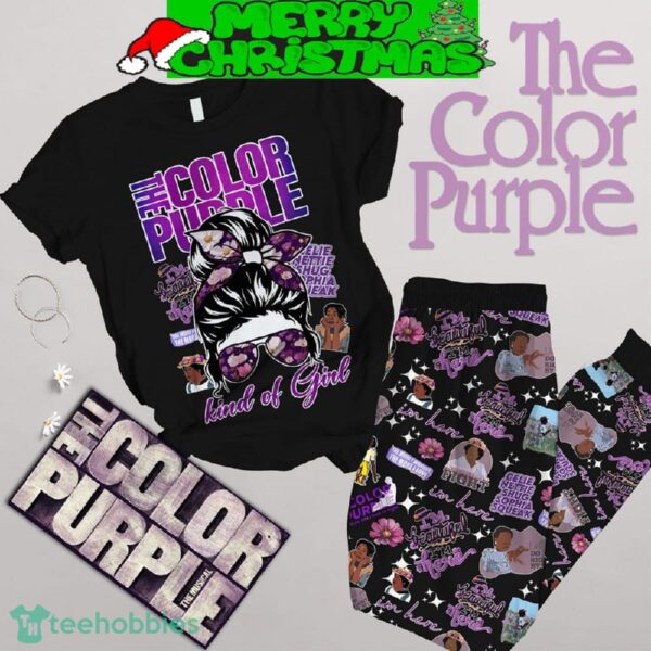 The Color Purple Kind Of Girl Fleece Pajamas Set All Over Print Christmas Gift - The Color Purple Kind Of Girl Fleece Pajamas Set-1
