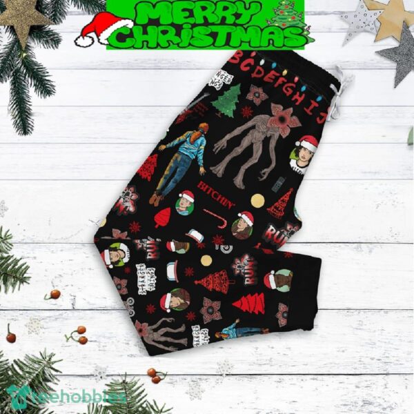 This Is My Stranger Things Christmas Movie Watching Shirt Fleece Pajamas Set Men Women For Fans - This Is My Stranger Things Christmas Movie Watching Shirt Fleece Pajamas Set-3