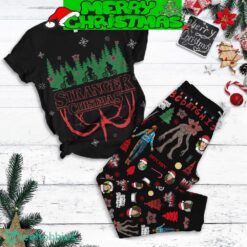 This Is My Stranger Things Christmas Movie Watching Shirt Fleece Pajamas Set Men Women For Fans - This Is My Stranger Things Christmas Movie Watching Shirt Fleece Pajamas Set-1