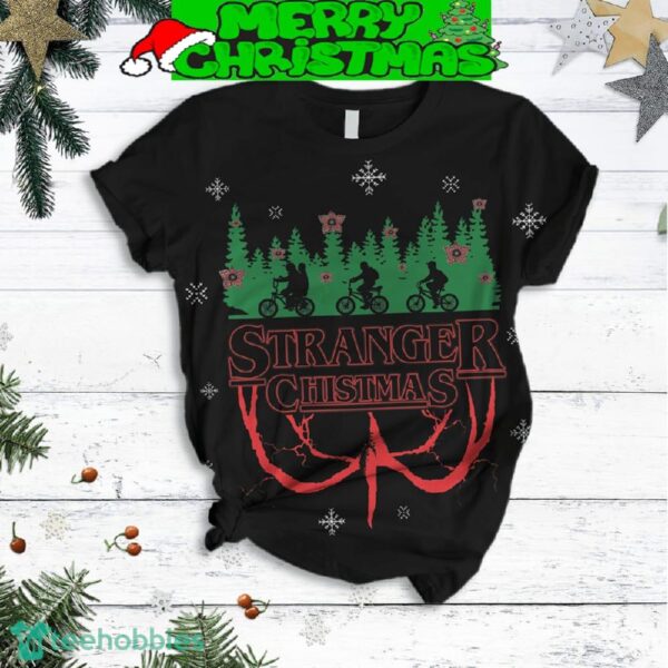 This Is My Stranger Things Christmas Movie Watching Shirt Fleece Pajamas Set Men Women For Fans - This Is My Stranger Things Christmas Movie Watching Shirt Fleece Pajamas Set-4