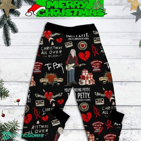 Tom Petty It’s Christmas Time Again Fleece Pajamas Set Men Women For Fans - Tom Petty It’s Christmas Time Again Fleece Pajamas Set-3