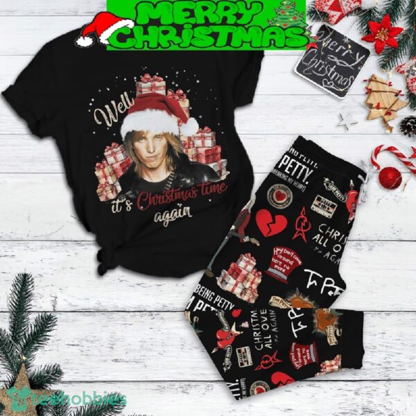 Tom Petty It’s Christmas Time Again Fleece Pajamas Set Men Women For Fans - Tom Petty It’s Christmas Time Again Fleece Pajamas Set-1