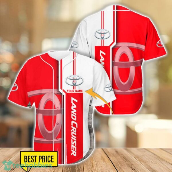 Toyota - Land Cruiser New Baseball Jersey Shirt For Car Lovers Gift Custom Name Product Photo 1