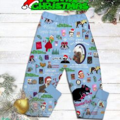 Treat Yp Elf This Christmas Parks And Recreation Fleece Pajamas Set For Christmas - Treat Yp Elf This Christmas Parks And Recreation Fleece Pajamas Set-2