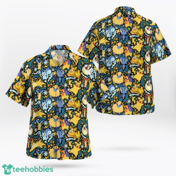 Tropical Electricity Pokemon Hawaiian Shirt For Men And Women Product Photo 1