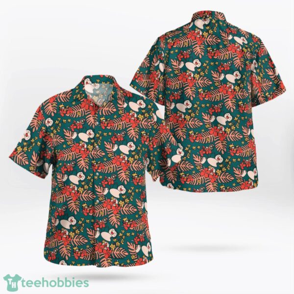 Tropical Floral Pokemon Hawaiian Shirt For Men And Women Product Photo 1