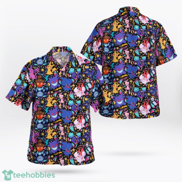 Tropical Ghost Pokemon Hawaiian Shirt For Men And Women Product Photo 1