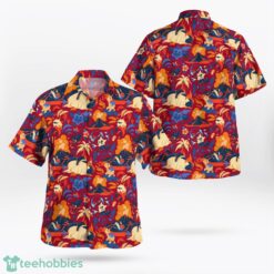 Tropical Red Pokemon Hawaiian Shirt For Men And Women Product Photo 1