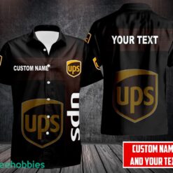 UPS 3D Printing Hawaii Shirt Button Shirt Custom Name Product Photo 1